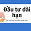 Các Kênh Đầu Tư Dài Hạn